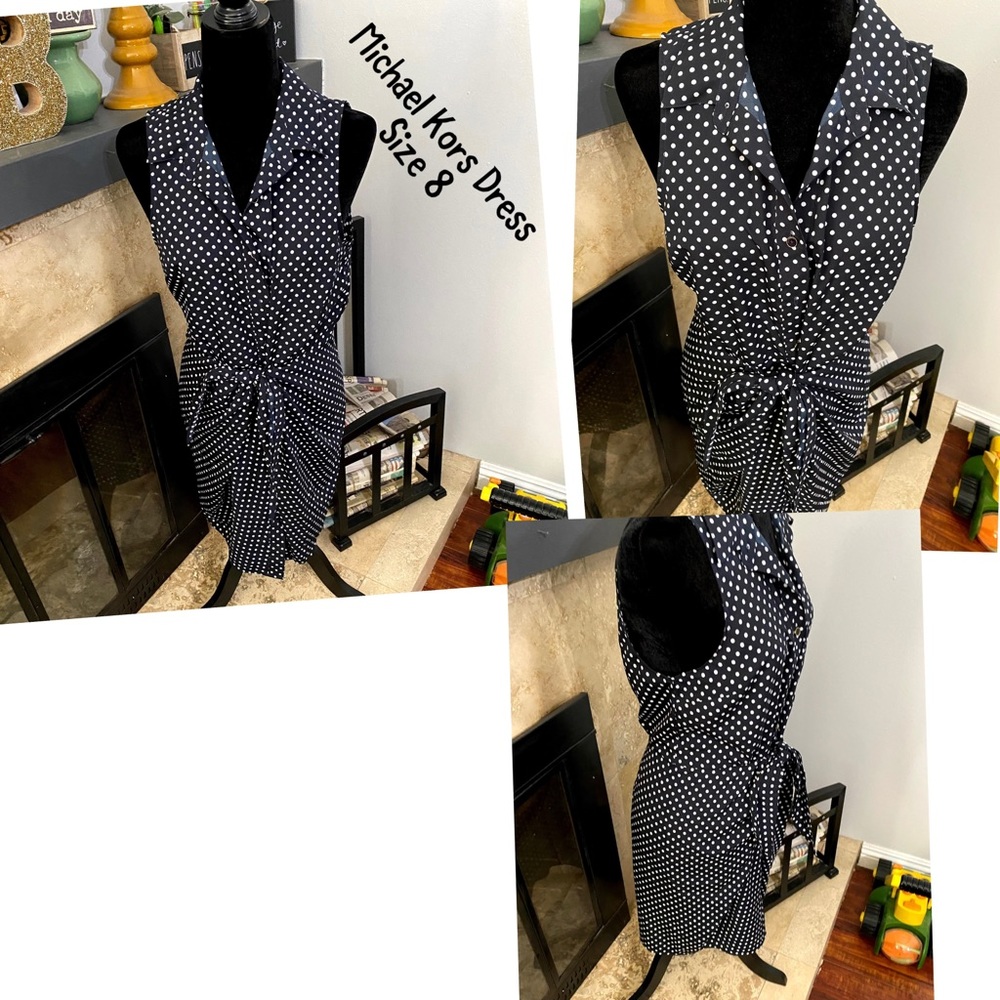 Michael kors poka dot dress
